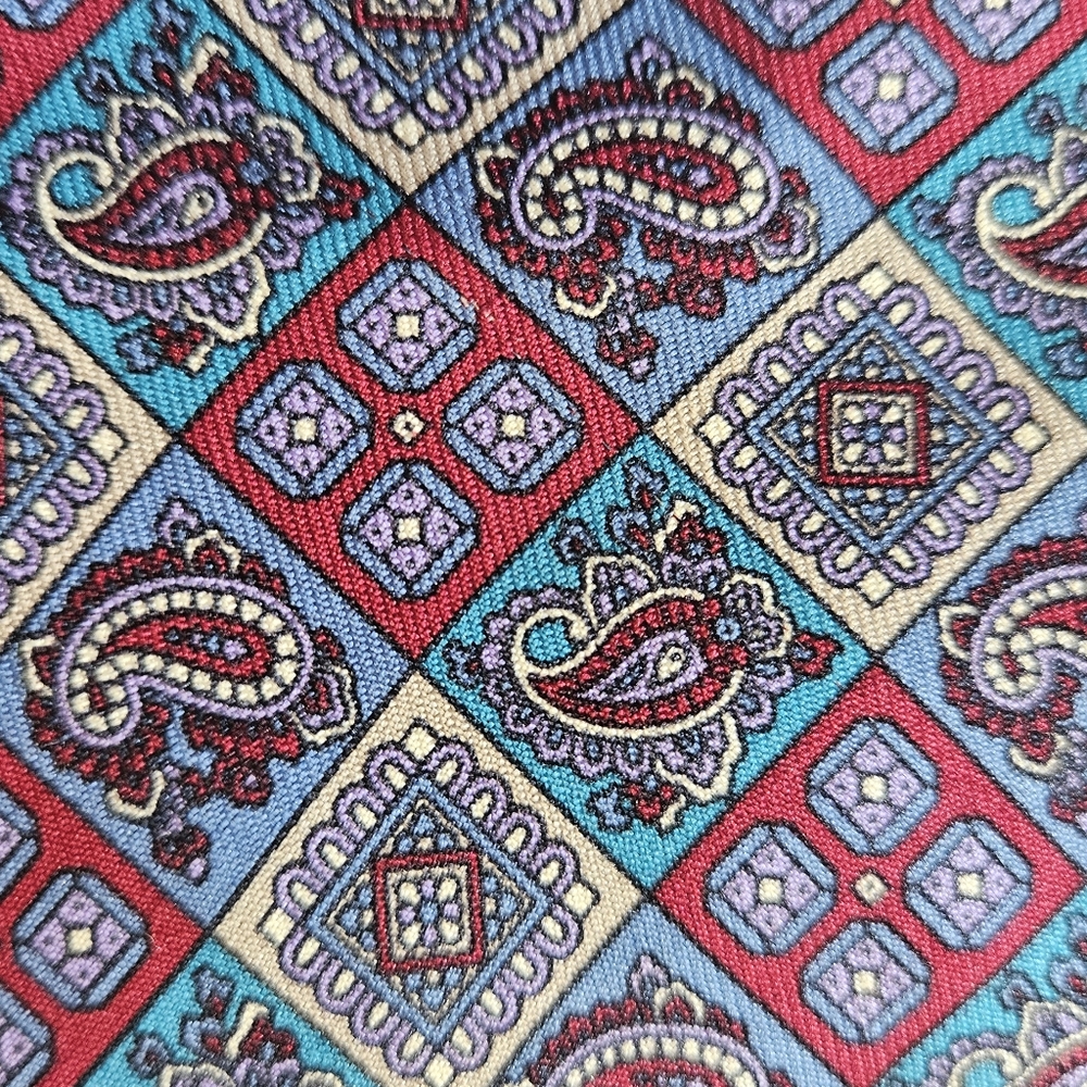 *2 for $18* 100% Silk Jsaco Abstract Tie - Made in Italy